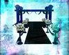 blue wedding pavillion