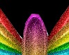 rainbow butterfly wings