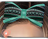 💗 Aztec Teal Bow