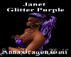 Janet Glitter Purple