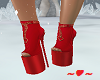 RED CHAINED HEELS