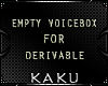 [K] Derivable Empty Box