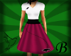 ~B~ Rose Poodle Skirt