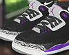 Purple 3's Sneakers