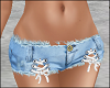 Light Blue Mini Shorts