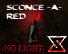]Z[ sconce A Red nolight
