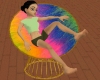 Rainbow Rave Round Chair