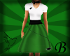 ~B~ Green Poodle Skirt