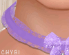 C~Purple Bow Choker