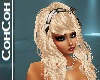Scarfed Platinum Hair