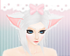 -M- Snow Kitty Ears
