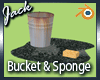 Soapy Bucket and Sponges