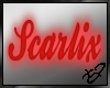 Scarlix* Wall Sign [xJ]