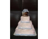 Ice Blue Wedding cake