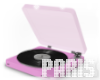 (LA) Pink Vinyl Player