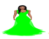 Deva green gown