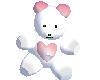 White pink teddy outfit