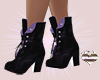 Purple & Blk boots