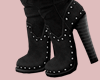 E* Black Suede Boots