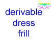 derivable dress fril