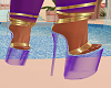 Purple Crystal Heels