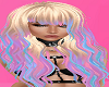 Blond Pink n BLue Hair