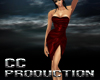 CC Elegance Dress Red
