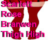 Scarlett Red Thigh high