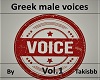 Greek male voices. Vol.1