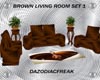 Brown Living Room Set 1