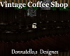 vintage coffee counter