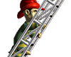 Fireman Climbing Ladder