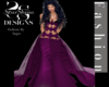 4492 Purple Bat Gown