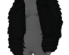 VF fur coat baddie black