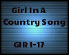 Girl In A Country Song
