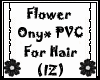 (IZ) Flower PVC For Hair