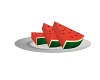 Sliced Watermelon Plate