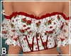 Rose Corset Top Shorts
