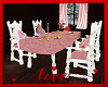 JA" Christmas Pink Table