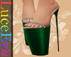 Green Zarina Heels