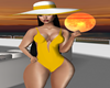 YELLOW BATHING SUIT RLL