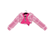 Pink Plaid Winter Coat
