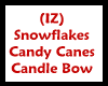 (IZ) Snowflakes Candle