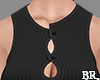 Ribbed Crop Black