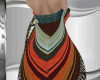 Core striped shawl