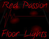 Red Passion Floor Lights