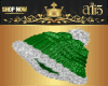 Green Furry Beanie