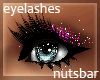n: Glitter pink lashes