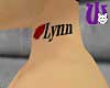 Neck Tattoo M Lynn