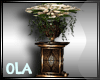0L!Floral Pedestal